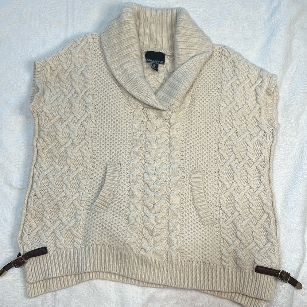 🤎CYNTHIA ROWLEY short sleeve sweater